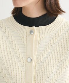 Green Parks ・ＥＬＥＮＣＡＲＥ　ＤＵＥ　ジャカードカーディガン