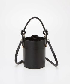 TOPKAPI 【TREASURE TOPKAPI】フェイクレザー バケツ 巾着 ショルダー バッグ