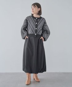 Green Parks ・ＥＬＥＮＣＡＲＥ　ＤＵＥ　ジャカードカーディガン