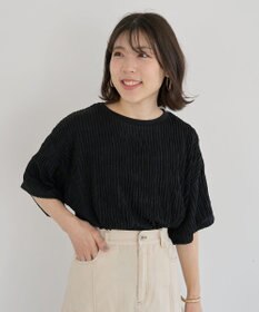 Green Parks ５分袖フリルカットプルオーバー