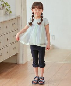 ANY KIDS フリル カプリ パンツ