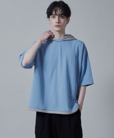 WEGO フェイクレイヤードフードT（S）