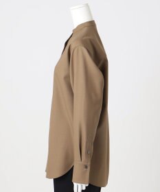 23区 S 【エステータ】ウールツイル バンドカラーシャツ