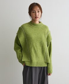 CRAFT STANDARD BOUTIQUE ハンドステッチデザインニットプルオーバー