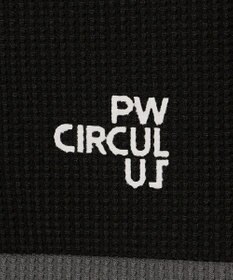 PW CIRCULUS 今が旬トップス！【ドライな肌触り / UV遮蔽率98.9% UVカット / ストレッチ】【MEN】ワッフルハーフジップトップス  ゴルフ