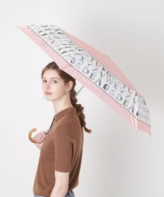 MOONBAT ポール & ジョー (PAUL & JOE ACCESSOIRES) ABC Garden アニマル 折りたたみ傘 竹手元 巾着型傘袋