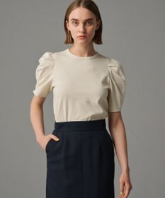 uncrave ダブルフェイスジャージー ボリュームスリーブカットソー