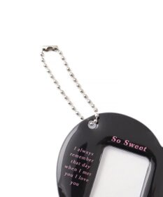 WEGO 【推し活＆痛バ】ハートIDフォトケースキーホルダー