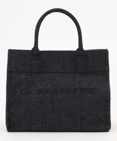 LA BAGAGERIE チャーム付きデニムバッグ Sサイズ