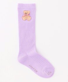 ANY KIDS ハイソックス（アニマル サガラ刺繍）