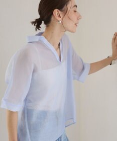 WEGO 【ANGIE VINTAGE】スキッパーシアーシャツ