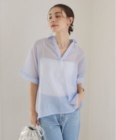 WEGO 【ANGIE VINTAGE】スキッパーシアーシャツ