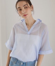 WEGO 【ANGIE VINTAGE】スキッパーシアーシャツ
