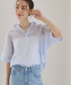 WEGO 【ANGIE VINTAGE】スキッパーシアーシャツ