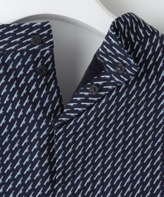 J.PRESS LADIES 幾何プリント モックネック カットソー