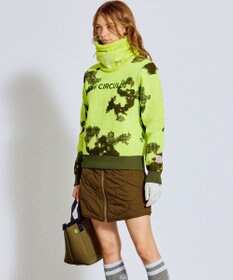 PW CIRCULUS 【WOMEN】Spark dot camouflage 軽量ニット ゴルフウェア レディース