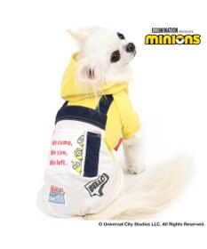 犬 服 春服 ミニオン パンツつなぎ 小型犬 オーバーオール ポケット デニム ペットウェア ドッグウエア ドッグウェア ベビー 超小型犬 小型犬 Pet Paradise ファッション通販 公式通販 オンワード クローゼット