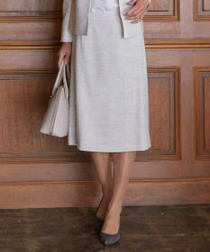 J.PRESS LADIES ライトツイードストレッチ スカート
