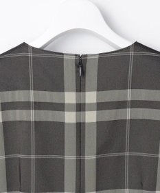 J.PRESS LADIES L ブロックチェックジャガード ワンピース