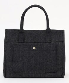 LA BAGAGERIE チャーム付きデニムバッグ Sサイズ