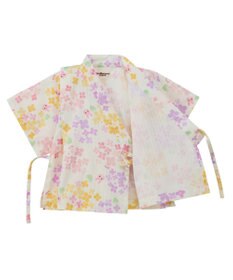 MIKI HOUSE HOT BISCUITS 【80-120cm】総柄 甚平スーツ