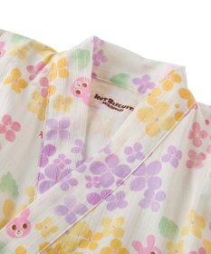 MIKI HOUSE HOT BISCUITS 【80-120cm】総柄 甚平スーツ