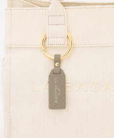 LA BAGAGERIE チャーム付きデニムバッグ Sサイズ