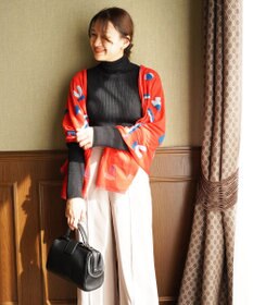 TOQUE 〈大草直子さんアドバイザー〉ベビーアルパカ×シルク ハイネックニット