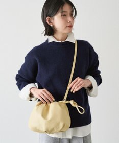 russet レザー巾着4WAYショルダーバッグ(CE-1454)