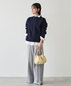 russet レザー巾着4WAYショルダーバッグ(CE-1454)