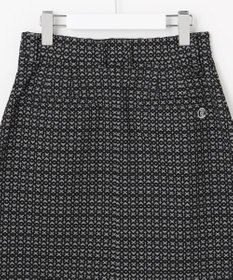23区GOLF 【WOMEN】裏起毛ジャージースカート ストレッチ モノグラム 上品スタイル