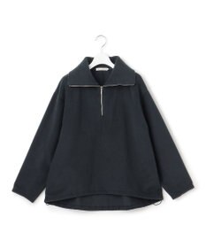 ICB L 【洗える】 トスカーナフリース ハーフジッププルオーバー