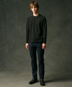 JOSEPH ABBOUD 【エコ素材和紙使用/日本素材/日本縫製/軽量/通気性/速乾性】和紙フライス×ハニカムＴシャツ