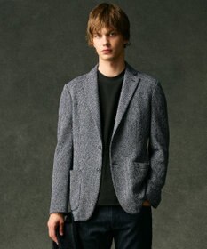 JOSEPH ABBOUD 【エコ素材和紙使用/日本素材/日本縫製/軽量/通気性/速乾性】和紙フライス×ハニカムＴシャツ