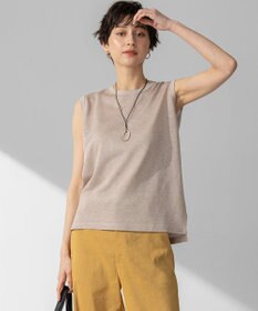 23区 【CanCam10月号掲載/新色追加】シャイニーシアー ノースリーブ ニット