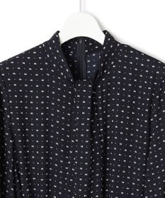 23区 L スクエアドット プリント ワンピース