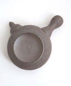 たち吉 【たち吉】ダイヤ彫中帯急須〈１個〉四日市萬古焼