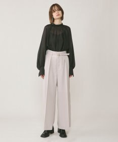 GRACE CONTINENTAL シアーボウタイブラウス