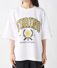 OP／FILA 【Kappa】ルーズフィット テニスグラフィックTシャツ