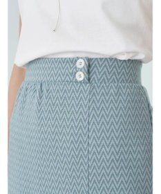 earth music&ecology シェブロン柄タイトスカート