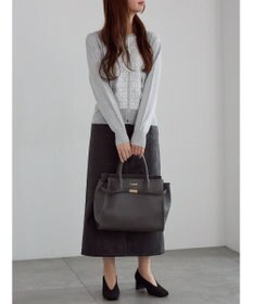 Te chichi フロントレースクルーネックカーディガン