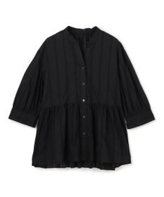 UNFILO ペプラム ギャザーブラウス
