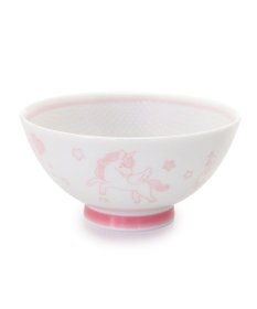 Mother garden マザーガーデン ユニコーン くっつきにくい ご飯茶碗 小盛 ピンク