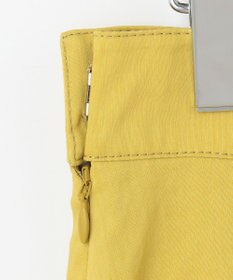 自由区 【洗える】リネンビスコースストレッチフレア スカート