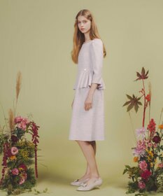 TOCCA 【WEB限定カラーあり・洗える・消臭】FLAPFLAP ドレス