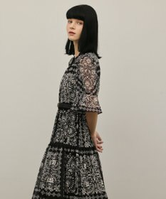 GRACE CONTINENTAL ペイズリーカレイドプリントワンピース