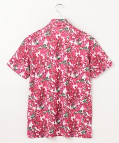 23区GOLF 【MEN】【接触冷感・UVケア・吸水速乾】ブーゲンビリア柄 ポロシャツ