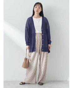 earth music&ecology シアーＢＩＧカーディガン