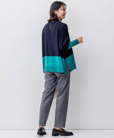 23区 S 【WEB限定カラーあり/洗える】ウーステッドウール ビッグシルエット ニット