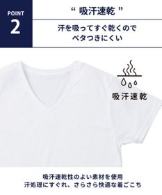 WACOAL MEN インナー　【ムレからの解放】　吸放湿性　吸汗速乾　通気性　3分袖　/ブロス　GL3310